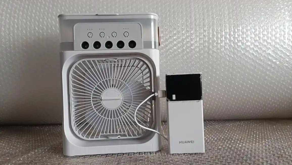 Air Cooler Fan +power Bank Combo Pakage