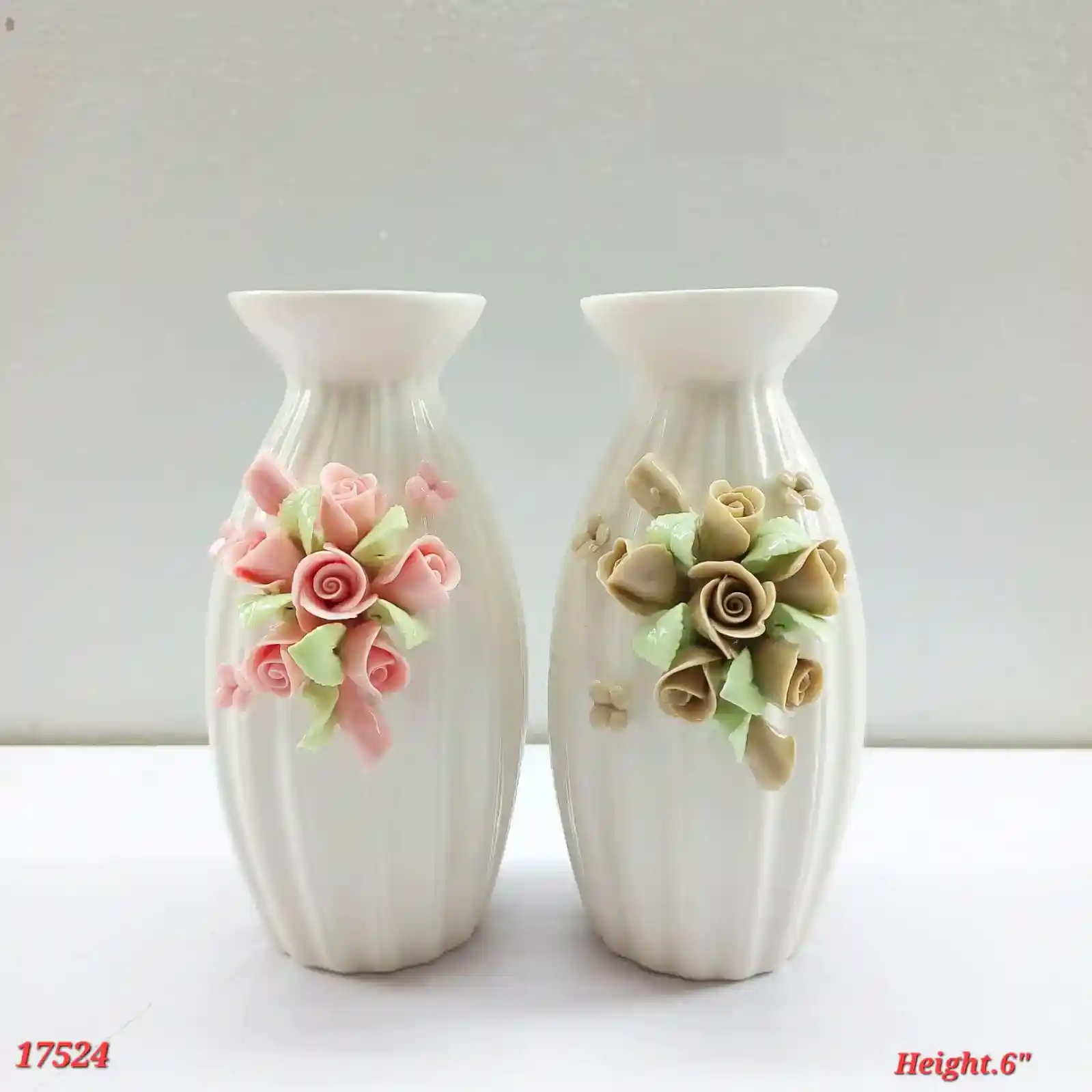 Flower Designed Flower Vase (V1)