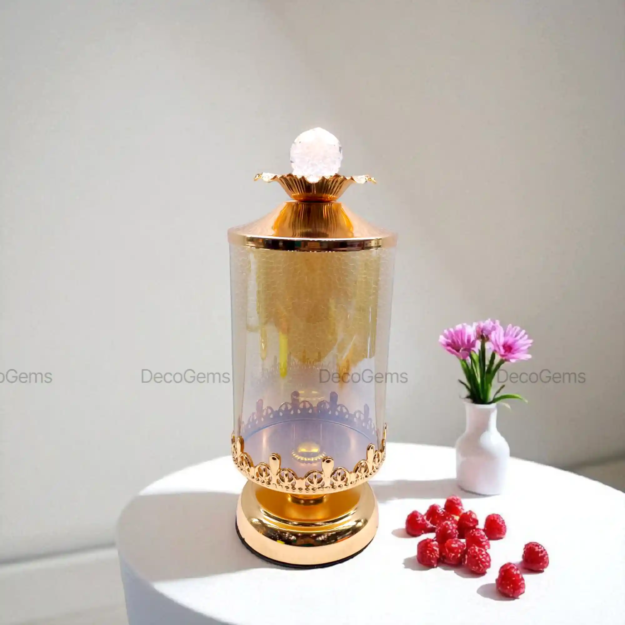 Vintage Crystal Candy Jar - 16245
